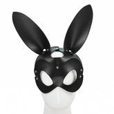 Sexy Leather Bunny Mask – BDSM Role Play Costume